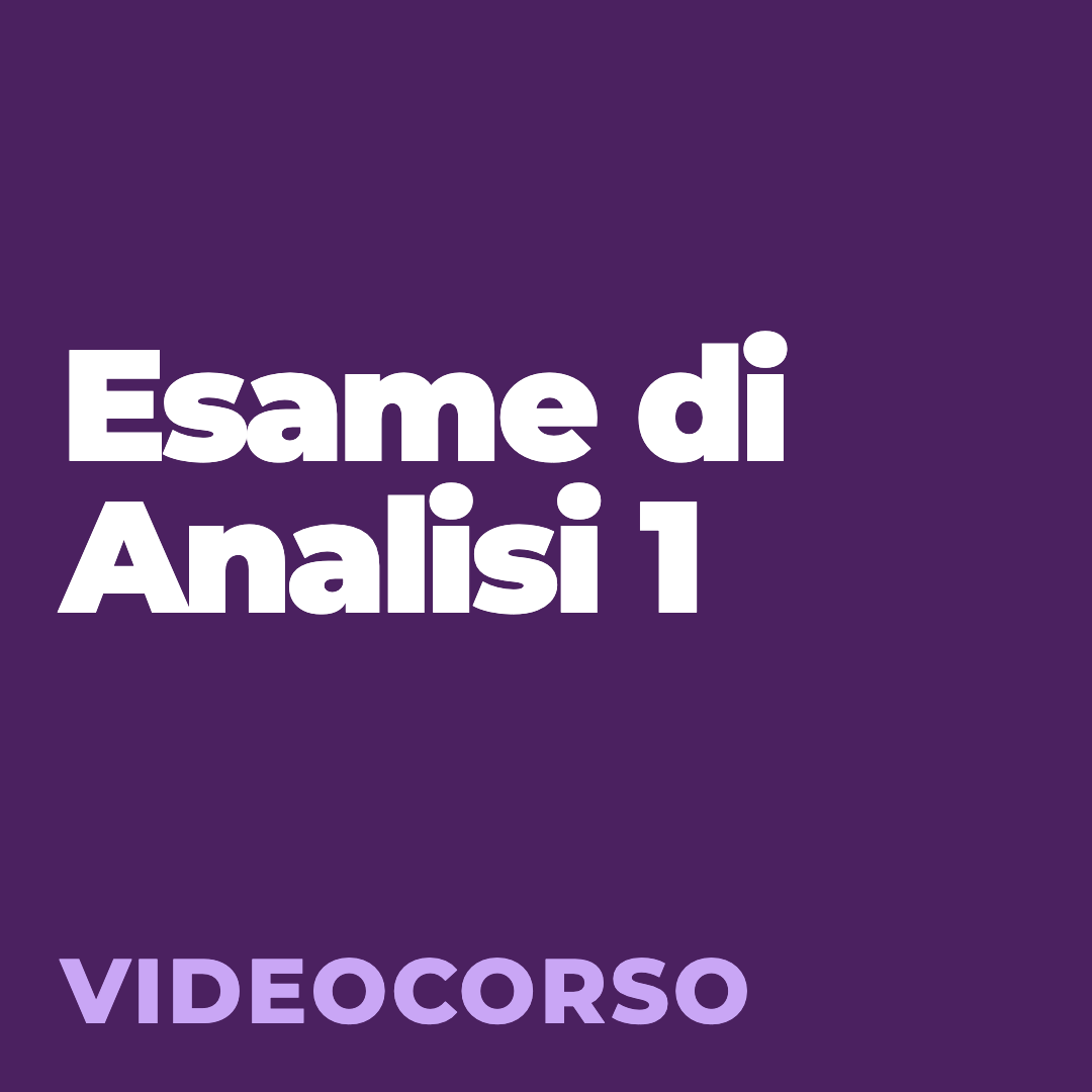 Esame di Analisi 1